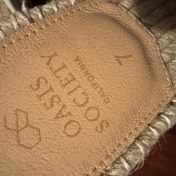 Oasis Society Cream Espadrille Sandals - Picture 5 of 7